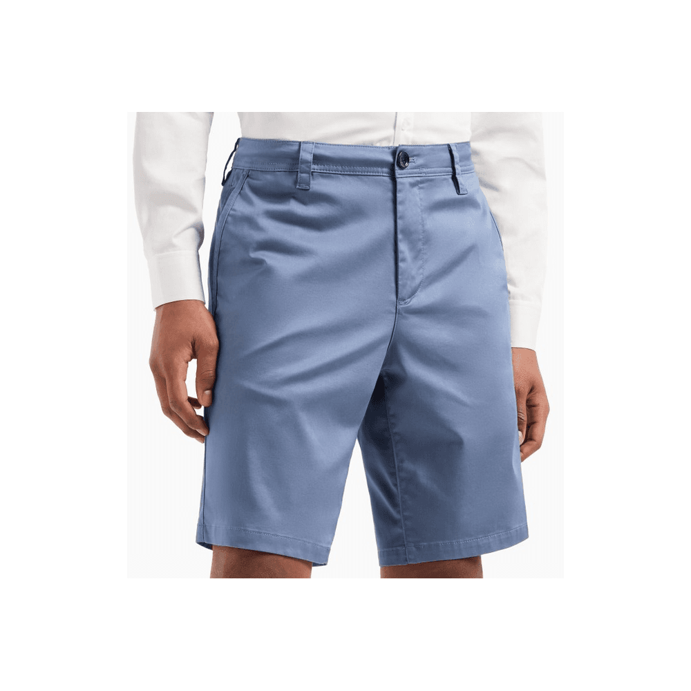 Cotton Blue Chino Shorts