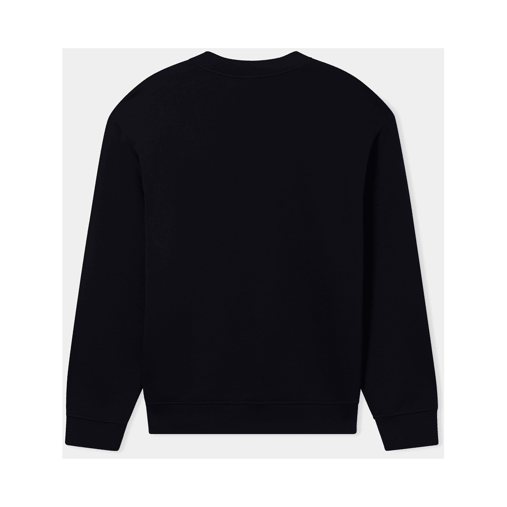 Embroidered Logo Black Sweatshirt