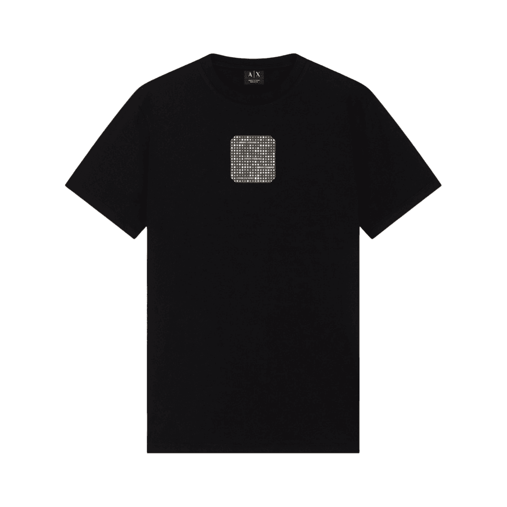 Regular Fit Foil Logo Black/Gold T-Shirt