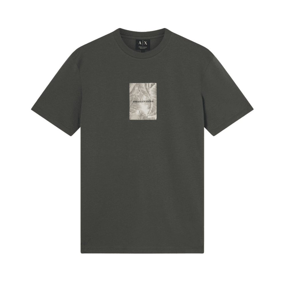 Regular Fit Leaf Logo Green T-Shirt
