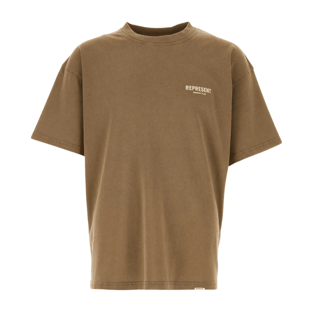 Owners Club Oversized Almond Brown T-Shirt