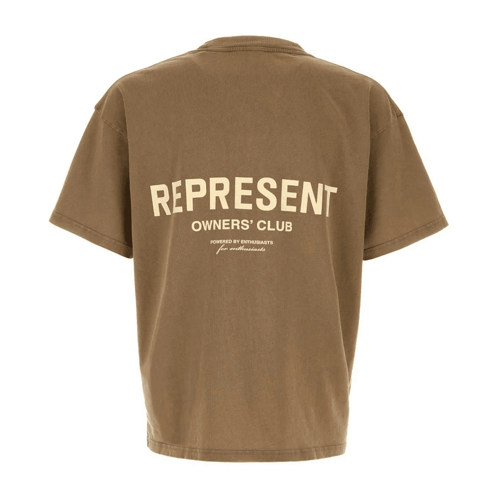 Owners Club Oversized Almond Brown T-Shirt