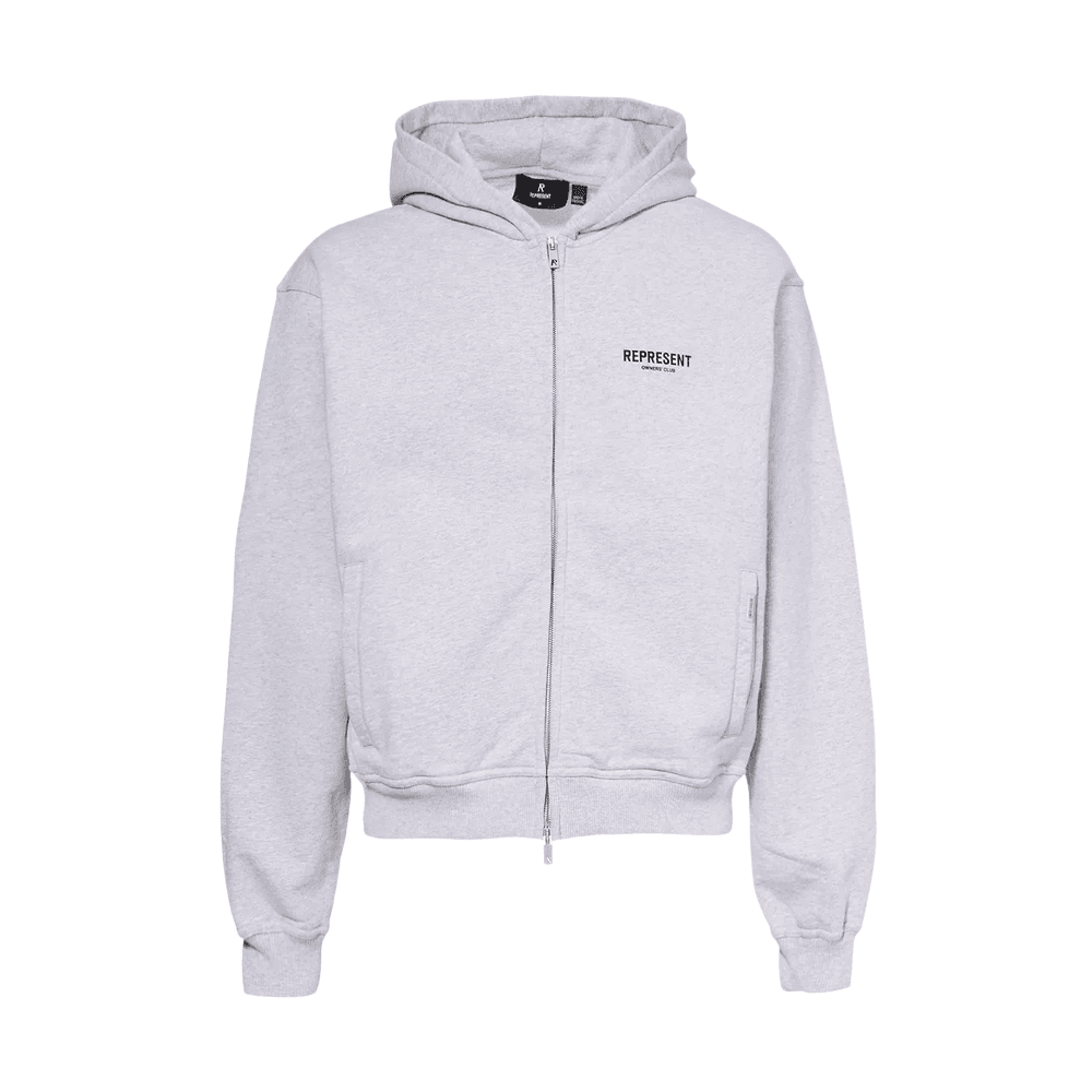 Owners Club Ash Grey Zip Hoodie