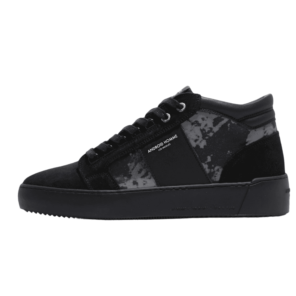 Propulsion Mid Distress Reflective & Suede Leather High Top
