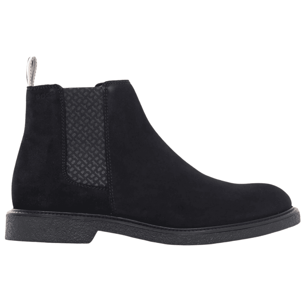 Suede Leather Navy Boots
