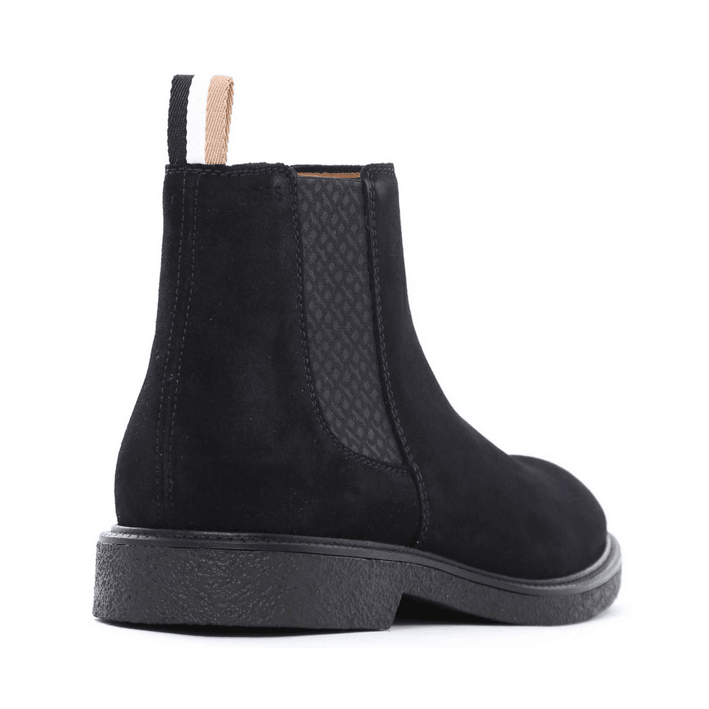 Suede Leather Navy Boots