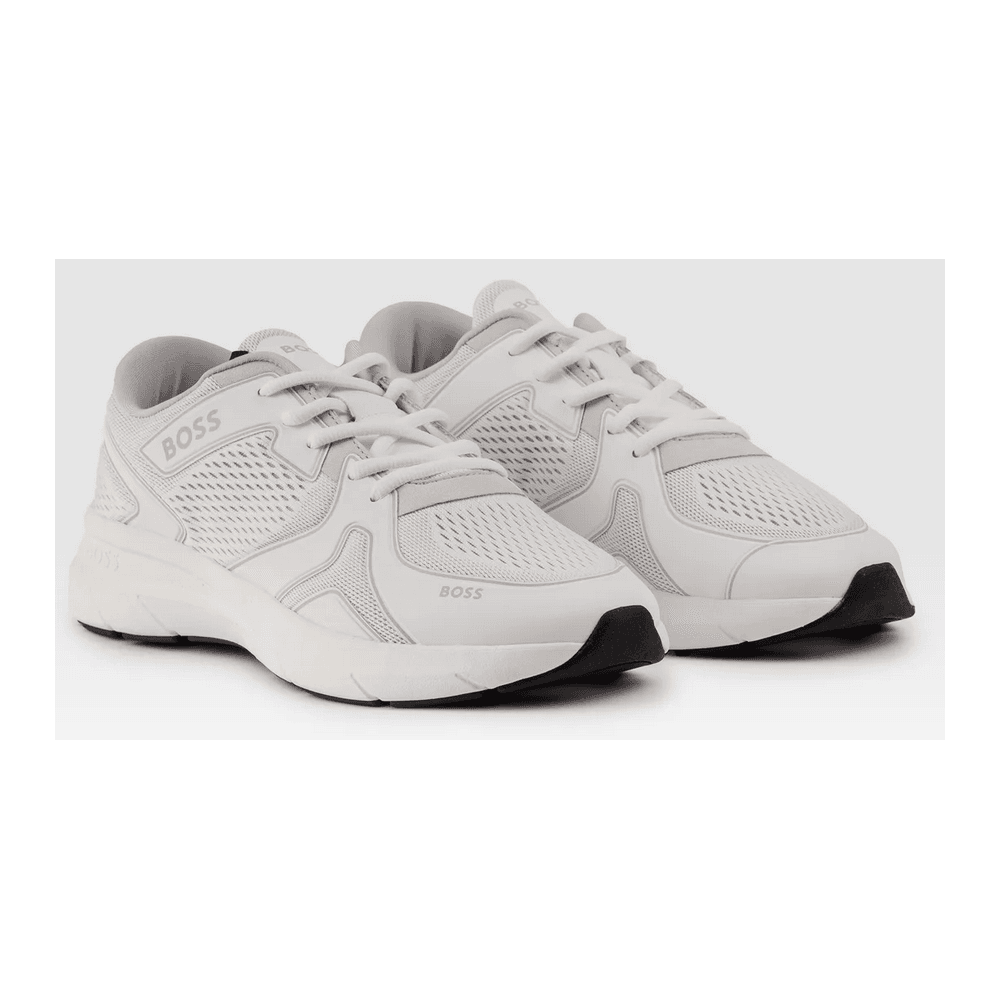 Owen Runn Mesh White Trainers