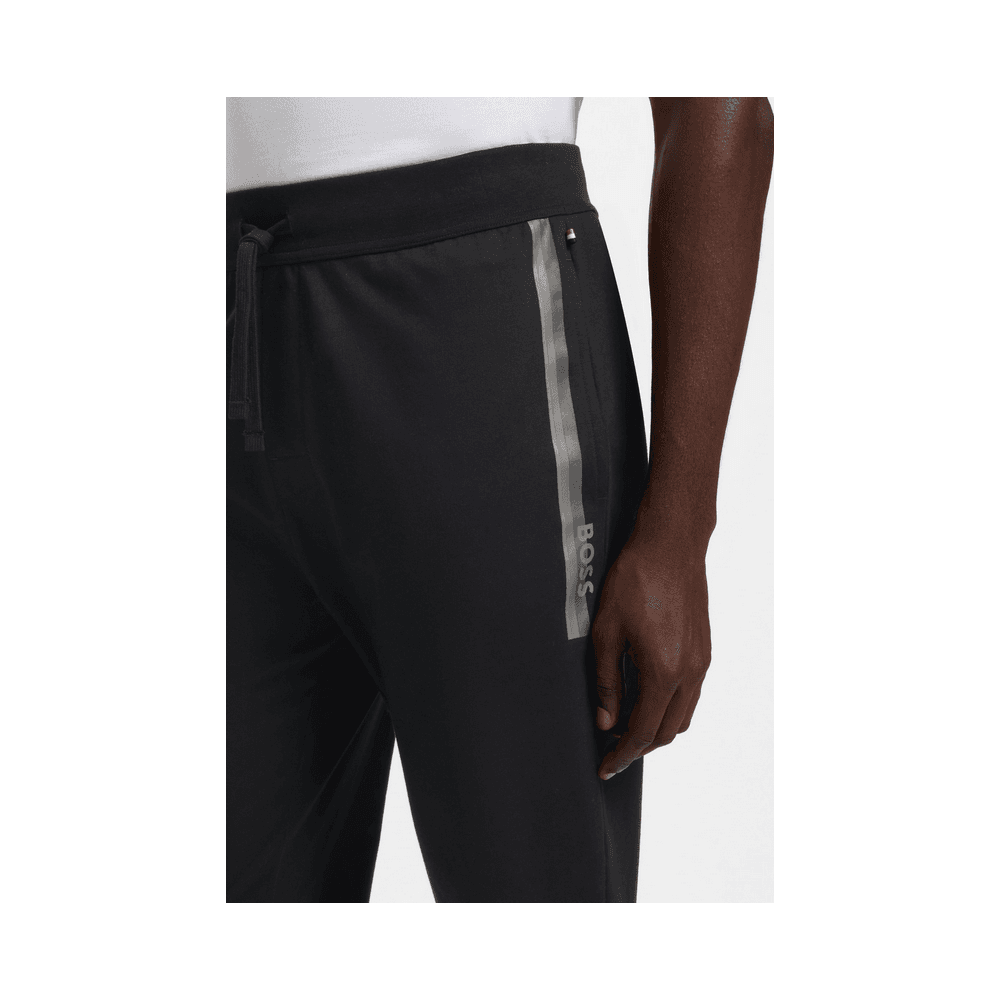 Authentic Cotton Black Tracksuit Bottoms