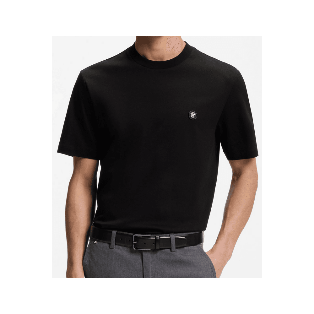 C-Taut 01 Logo Slim Fit Black T-Shirt