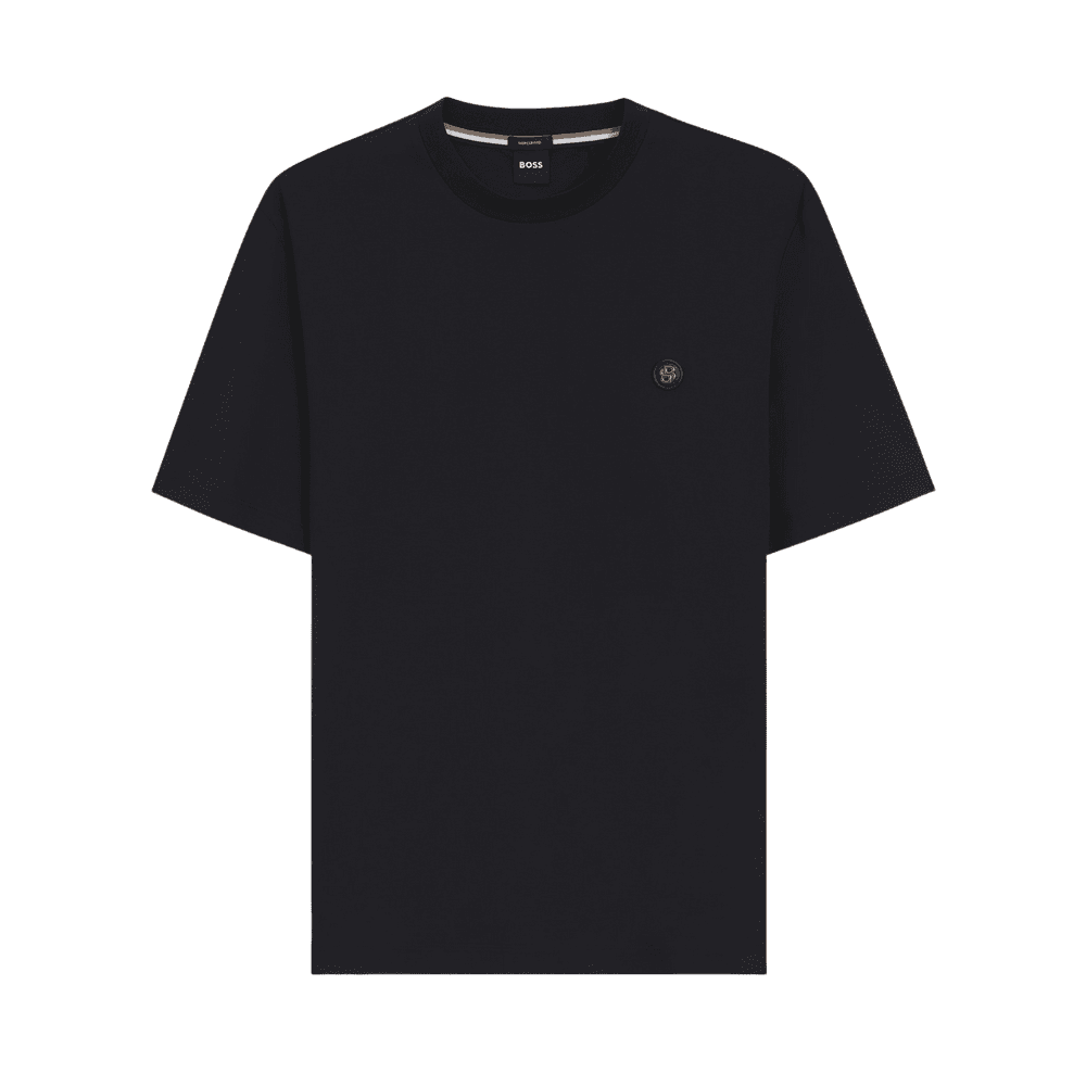 C-Taut 01 Logo Slim Fit Navy T-Shirt