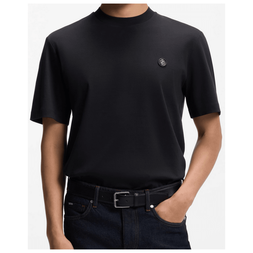 C-Taut 01 Logo Slim Fit Navy T-Shirt