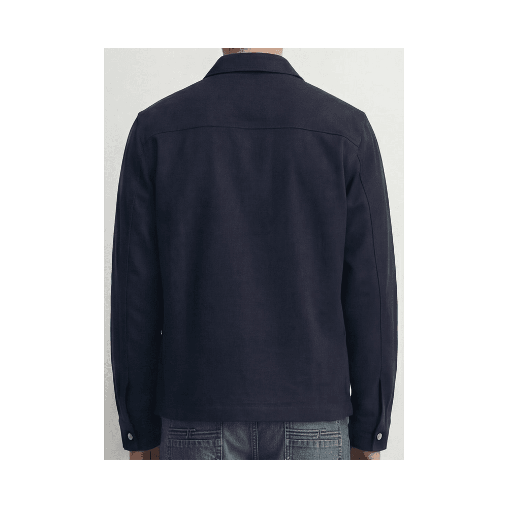 Clearlake Cotton Navy Overshirt