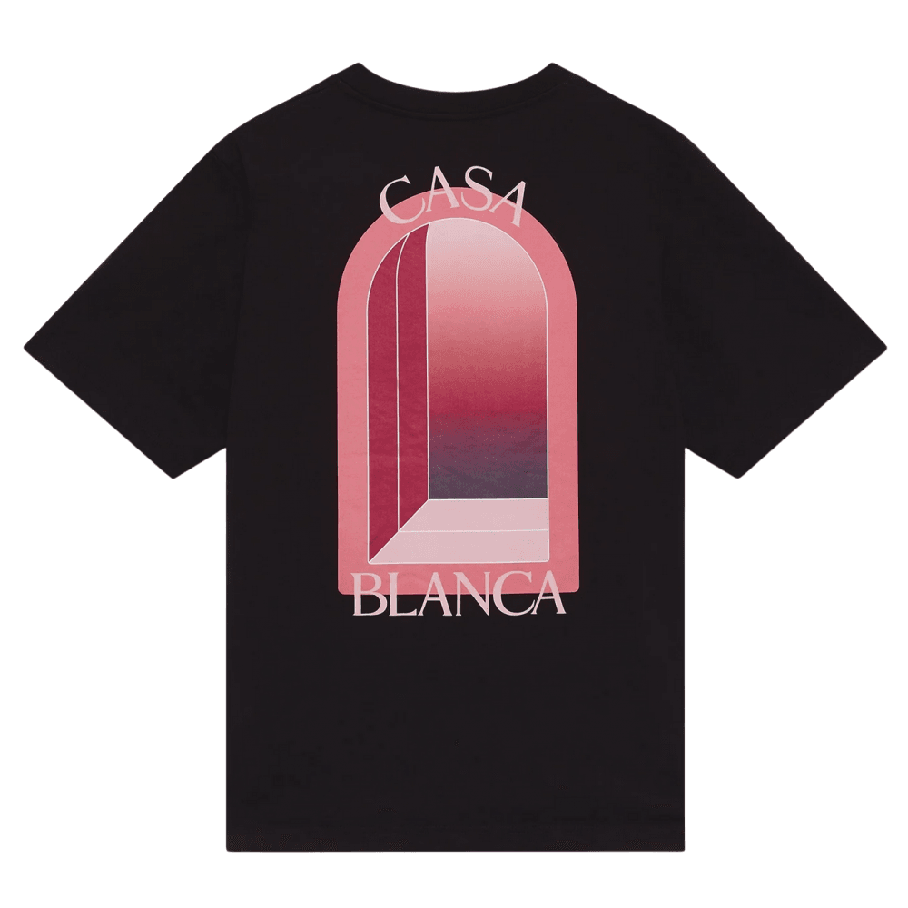 Arches Logo Regular Fit Black T-Shirt