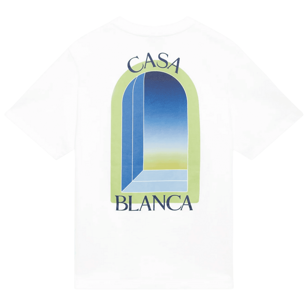 Arches Logo Regular Fit White/Lime T-Shirt