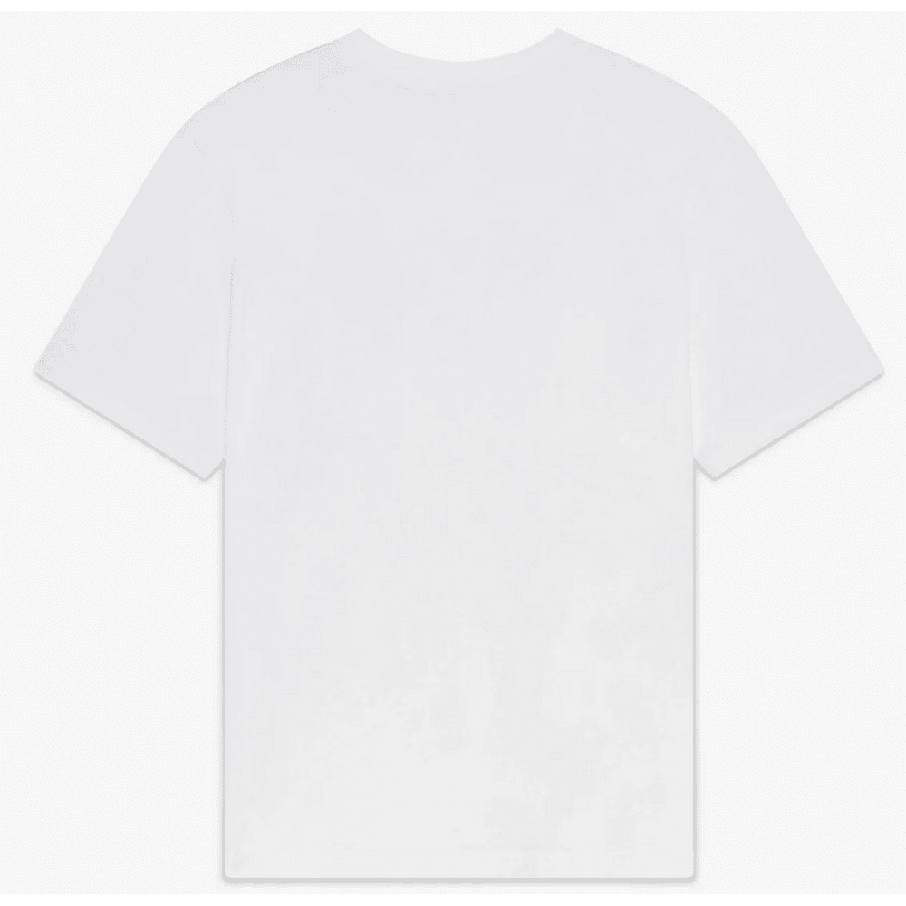 Radiating Logo Regular Fit White T-Shirt