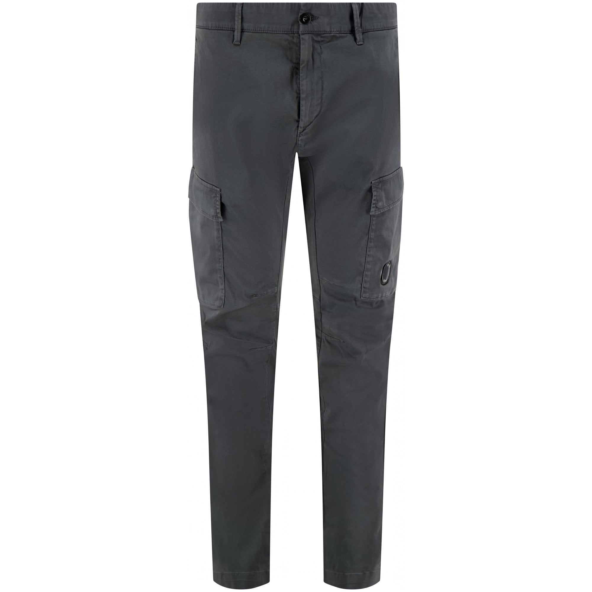 Stretch Sateen Lens Slate Grey Cargo Pant