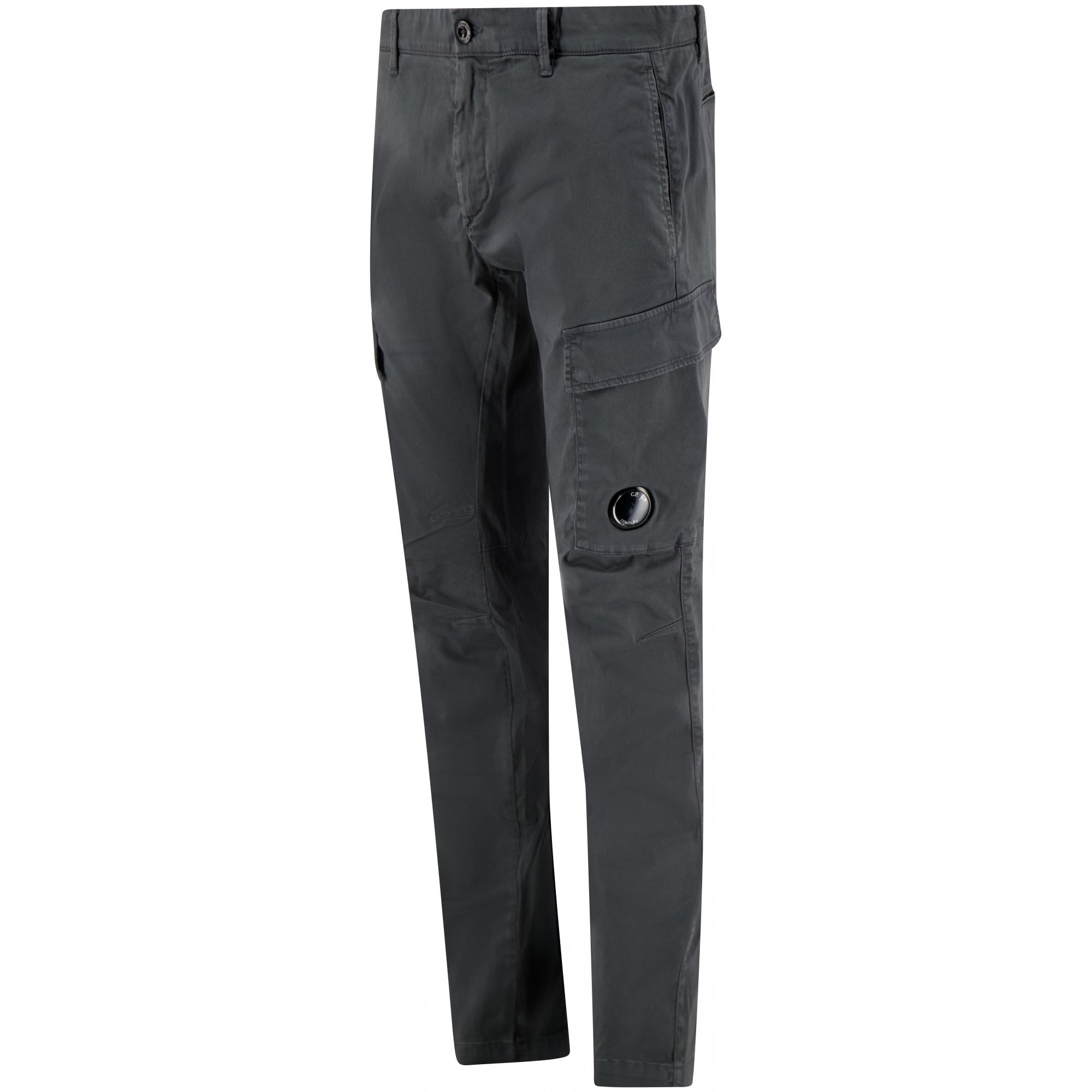 Stretch Sateen Lens Slate Grey Cargo Pant
