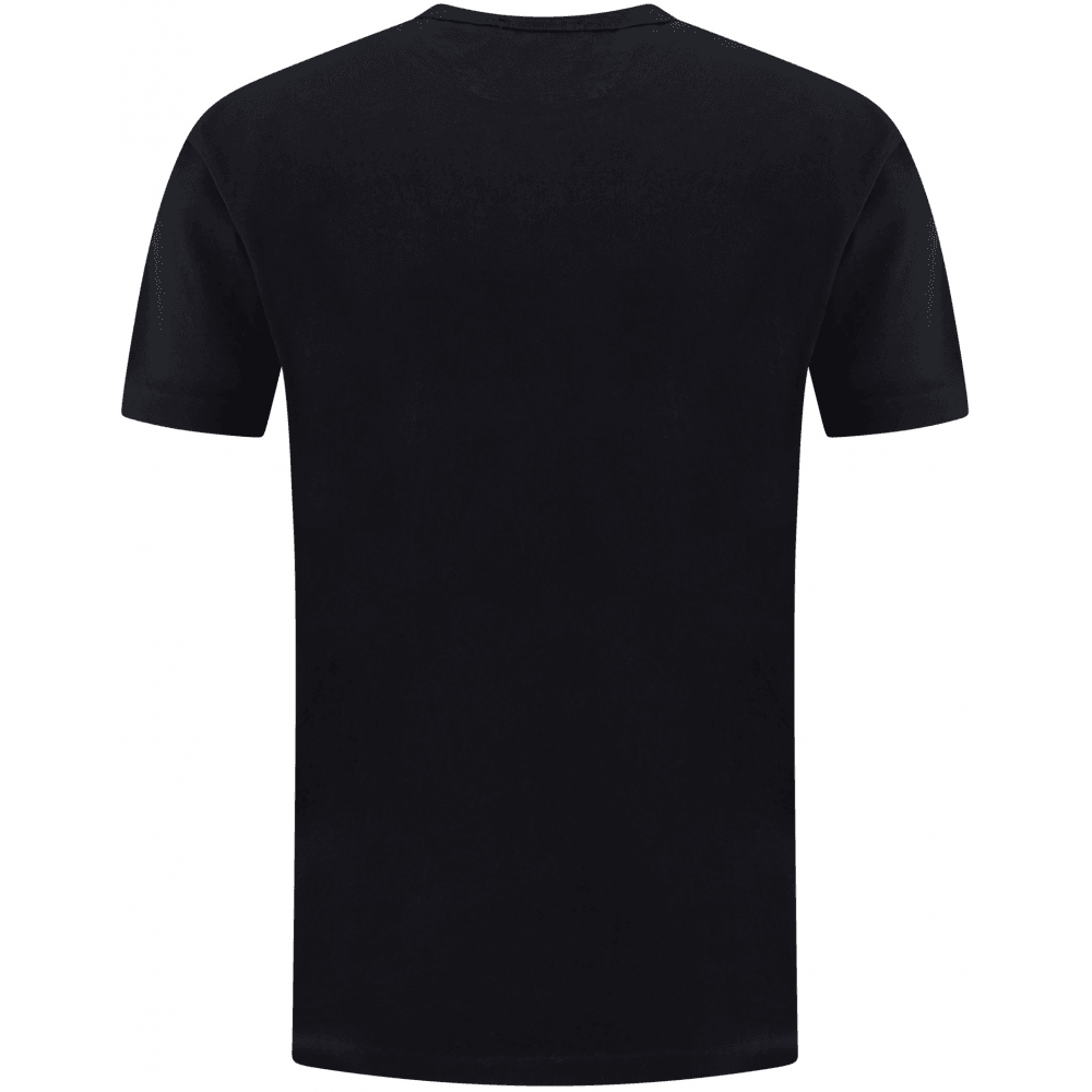 30/2 Mercerized Thick Jersey Black T-Shirt