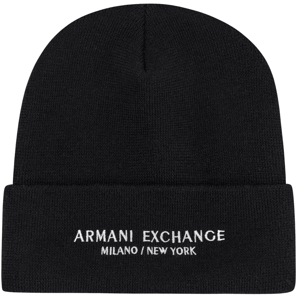 Embroidered Logo Thick Beanie Hat