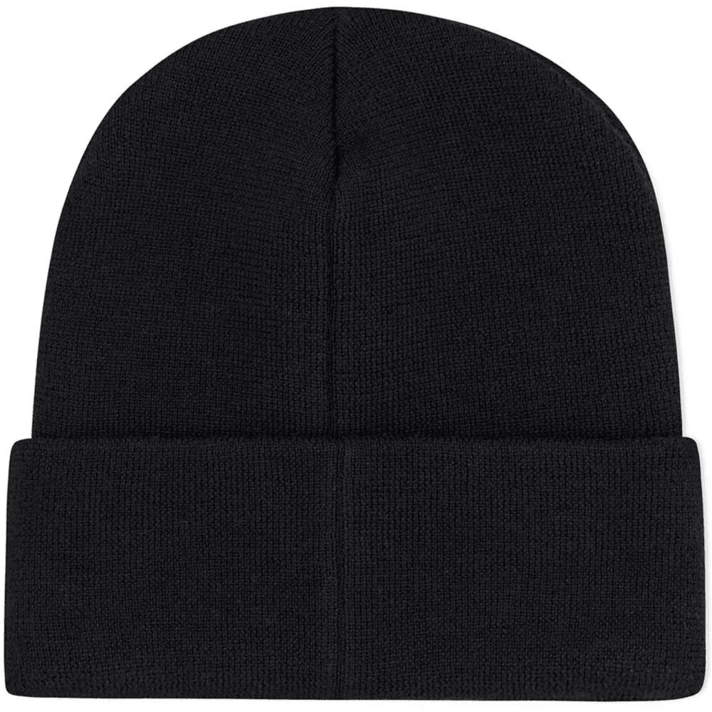 Embroidered Logo Thick Beanie Hat
