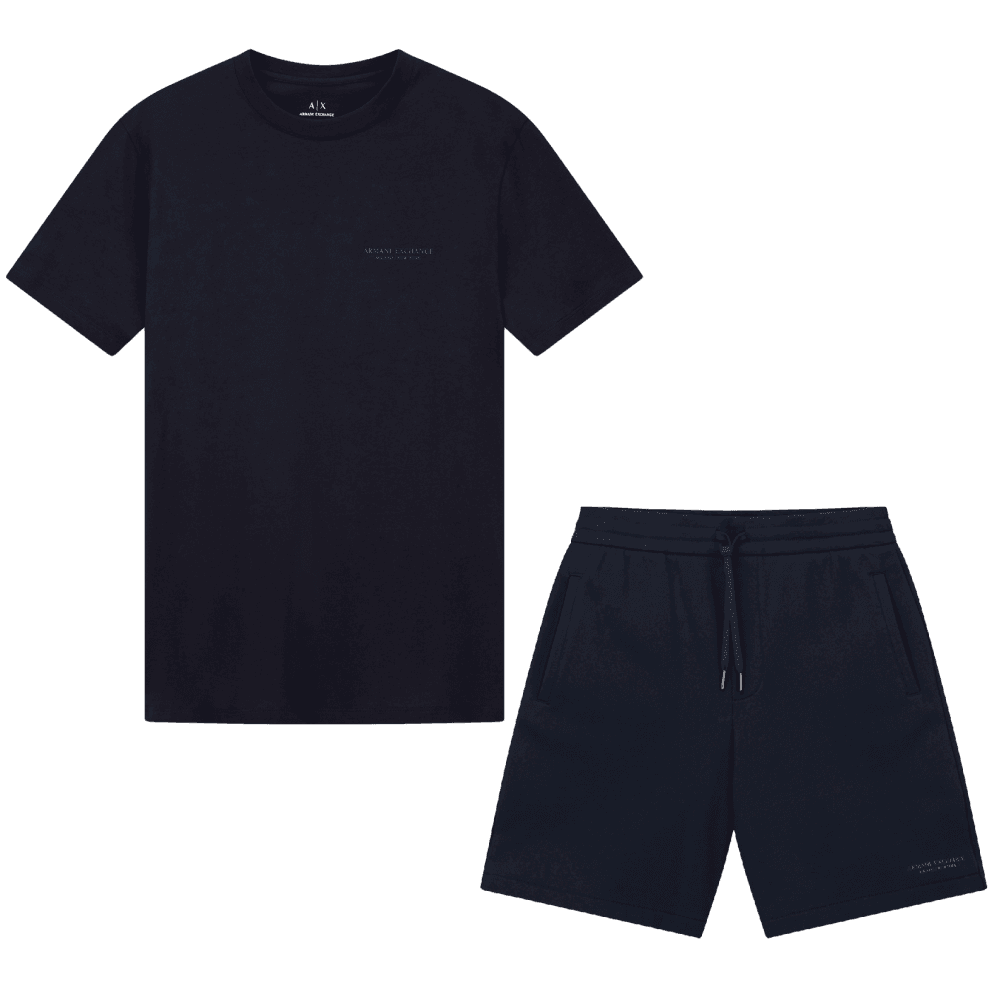 Milano/New York Navy Shorts Set