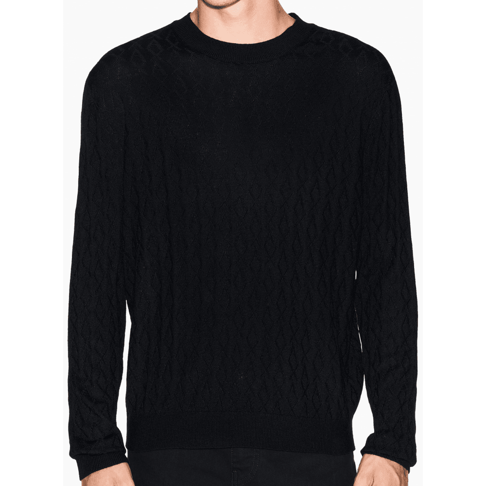 Monogram Black Knitwear Sweater