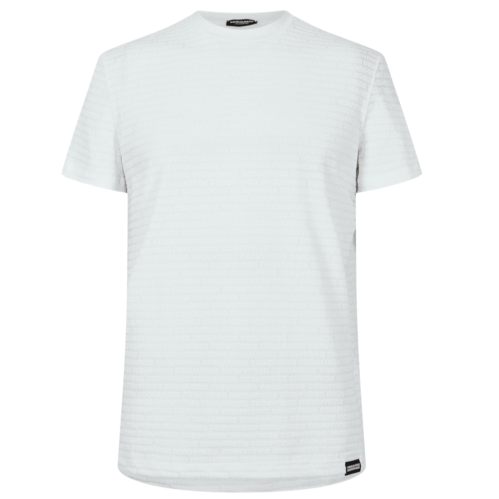 All Over Logo White T-Shirt
