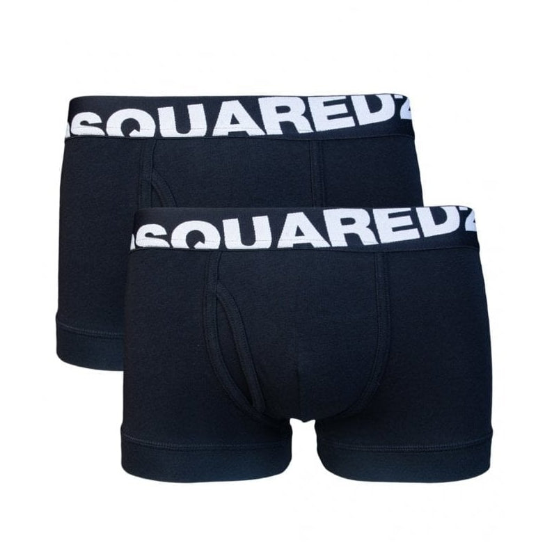 Cotton 2Pack Black/White Boxers
