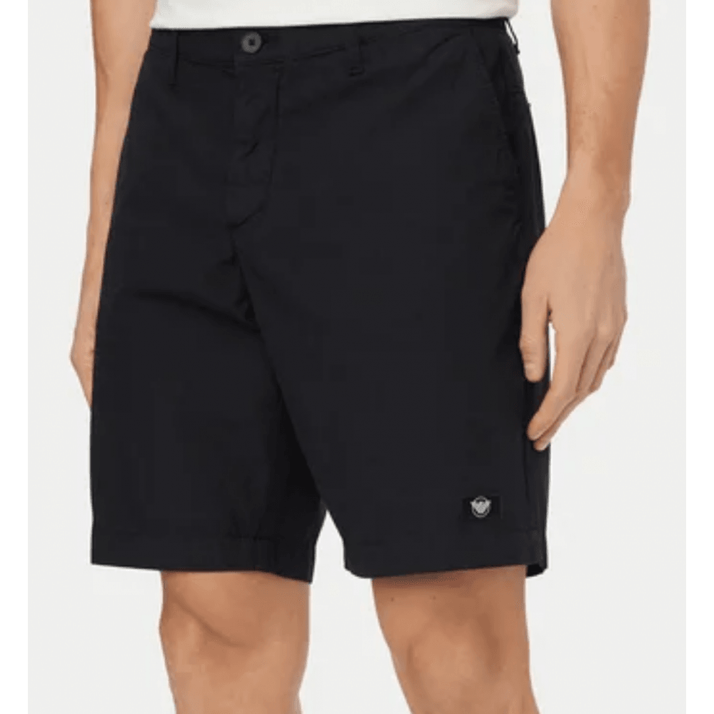 Cotton Blend Lightweight Navy Chino Shorts