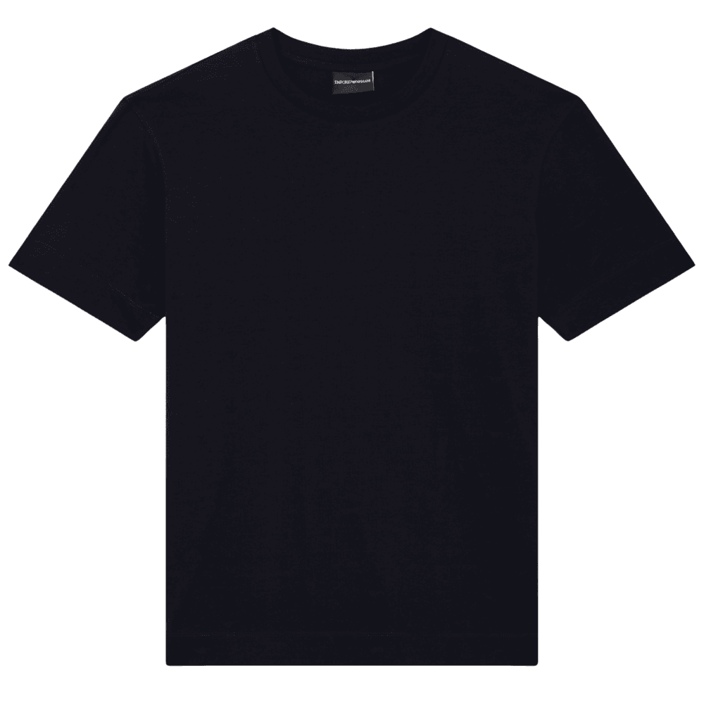Micro Eagle All Over Slim Fit Navy T-Shirt
