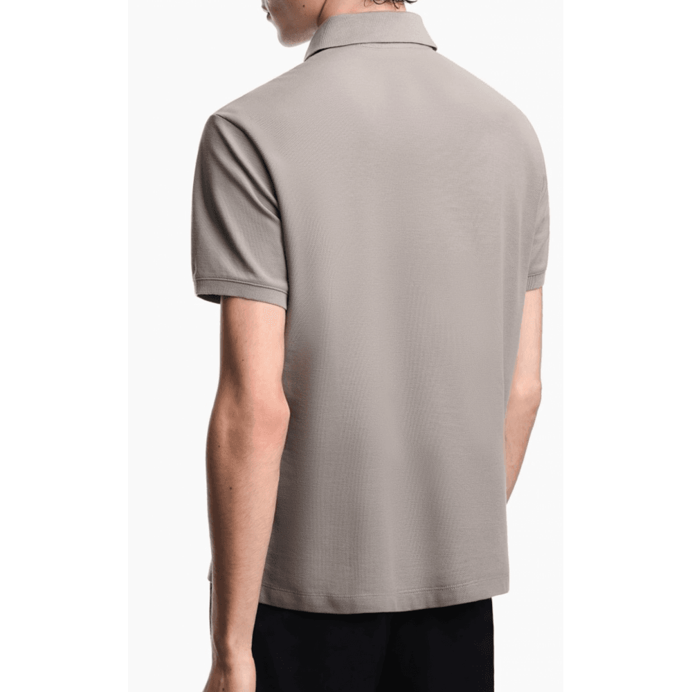 Pique Cotton Regular Fit Brown Polo Shirt