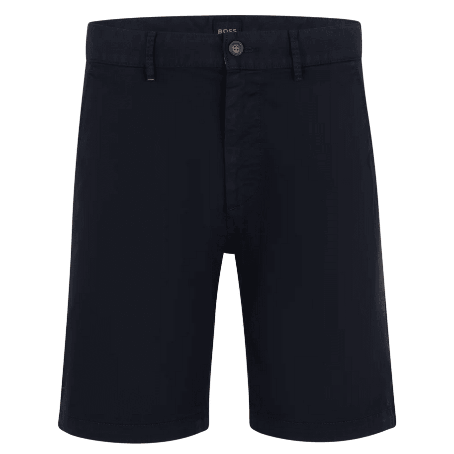 Cotton Slim Fit Navy Chino Shorts