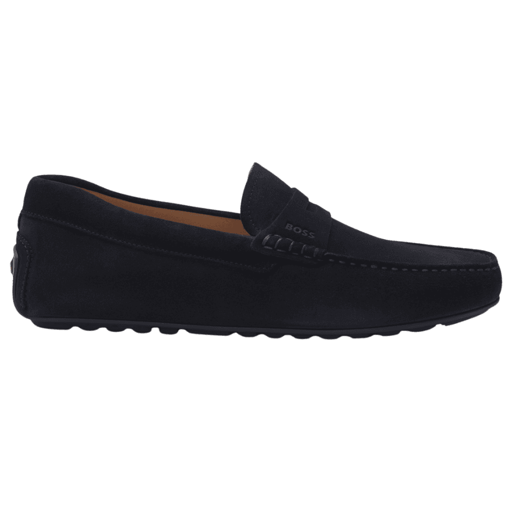 Noel Moccasin Suede Navy Loafers