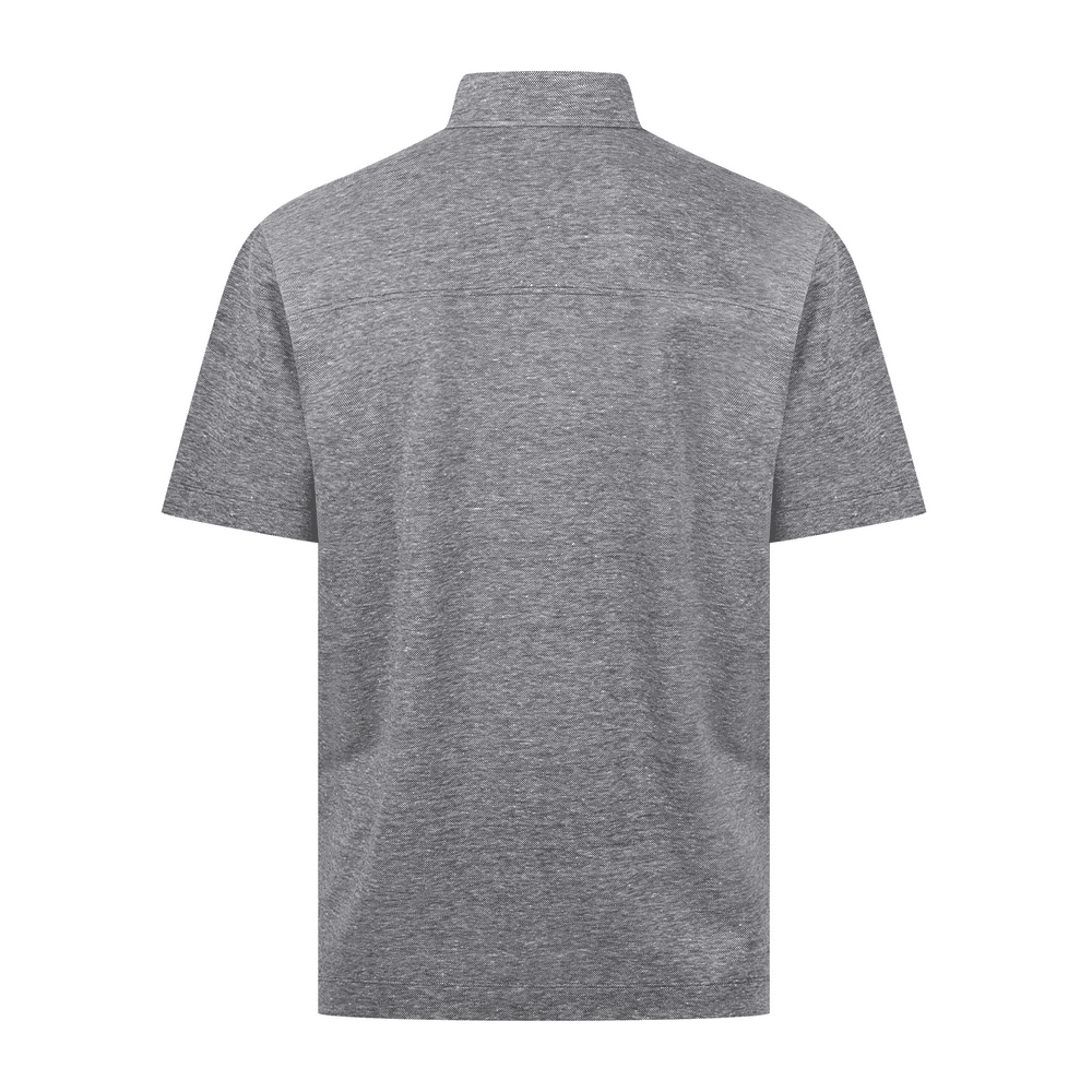 Powell_235 Cuban Collar Navy Towel Shirt