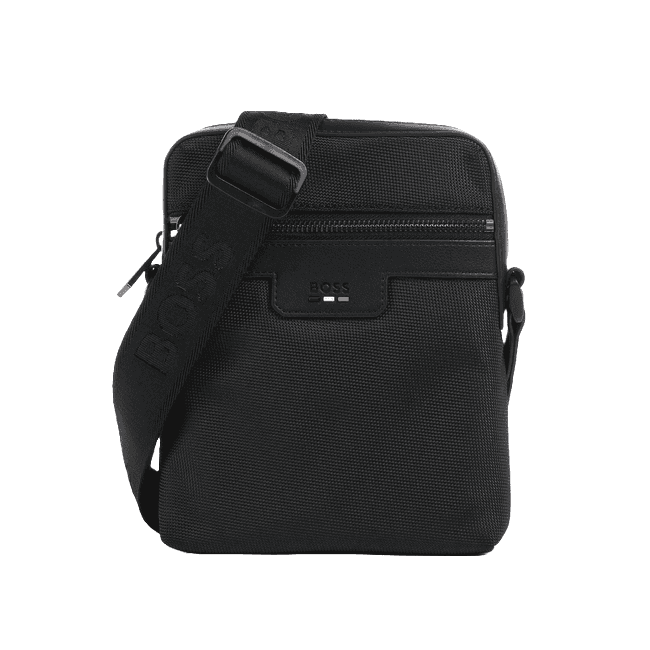 Ray Leather Black Crossbody Bag