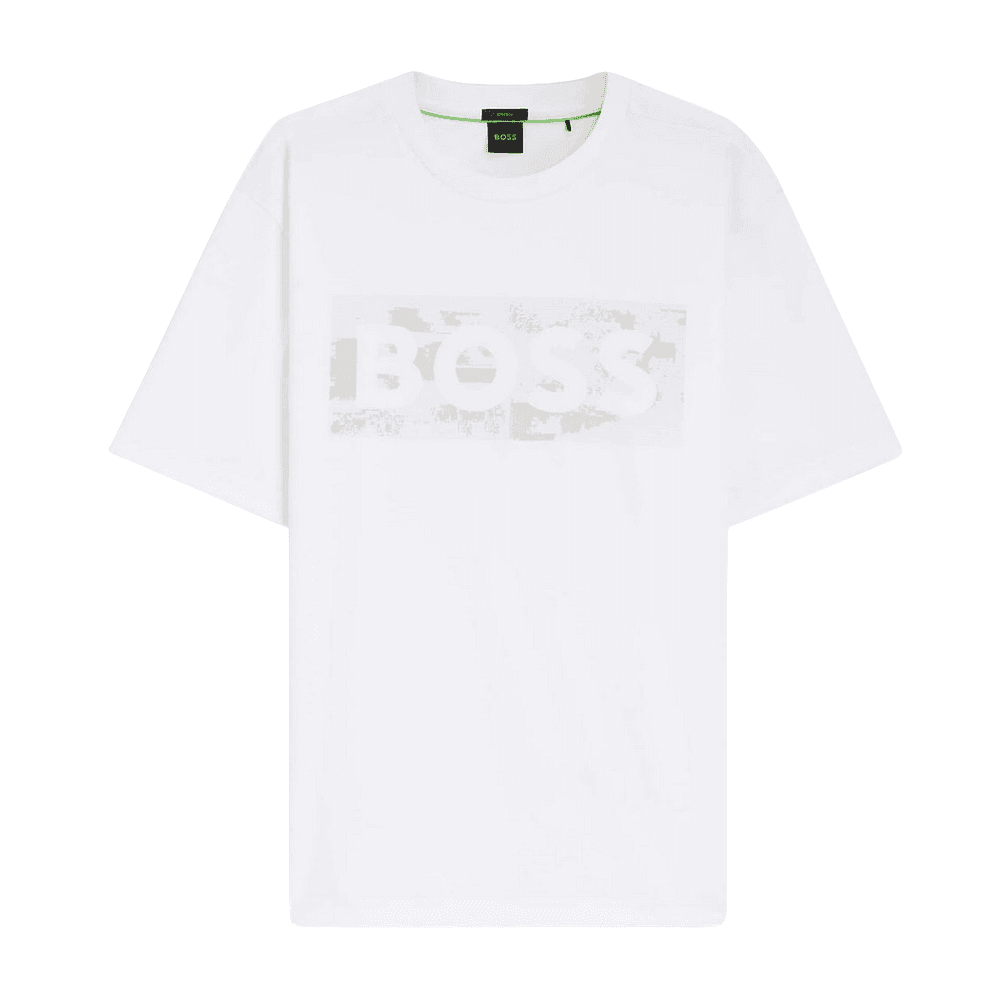 TS_ Globe Graphic Logo White T-Shirt