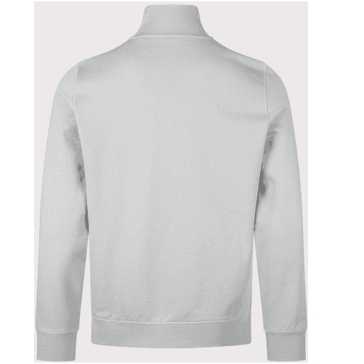 Zetrust Patch Logo Grey Quarter Zip Sweatshirt