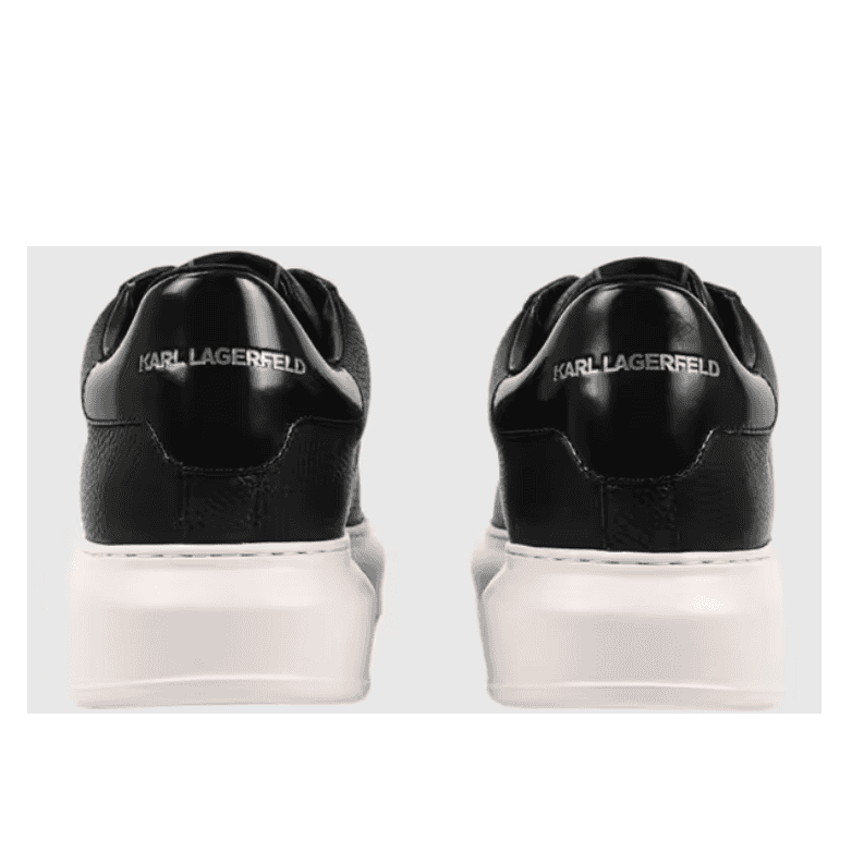 Maison Tumble Leather Black/White Sneaker Trainer