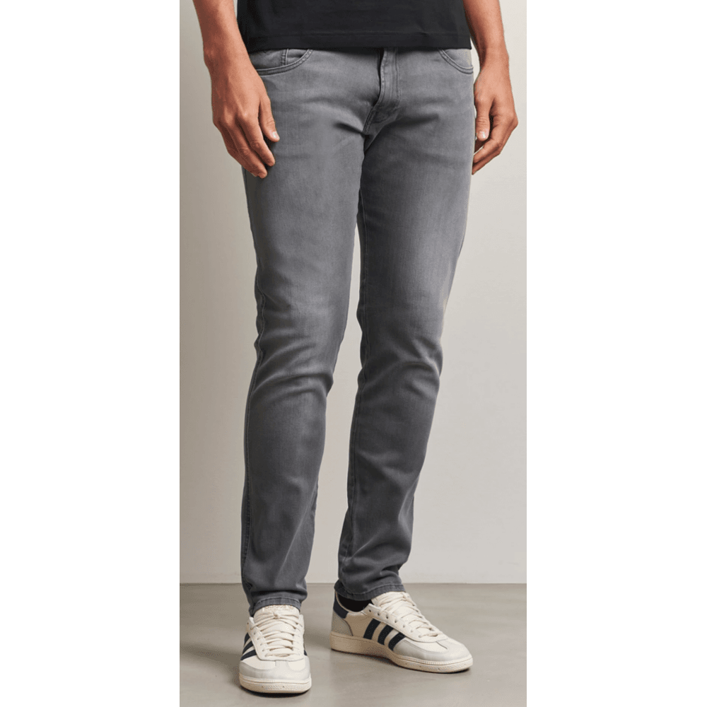 Anbass Power Stretch Slim Fit Grey Jeans
