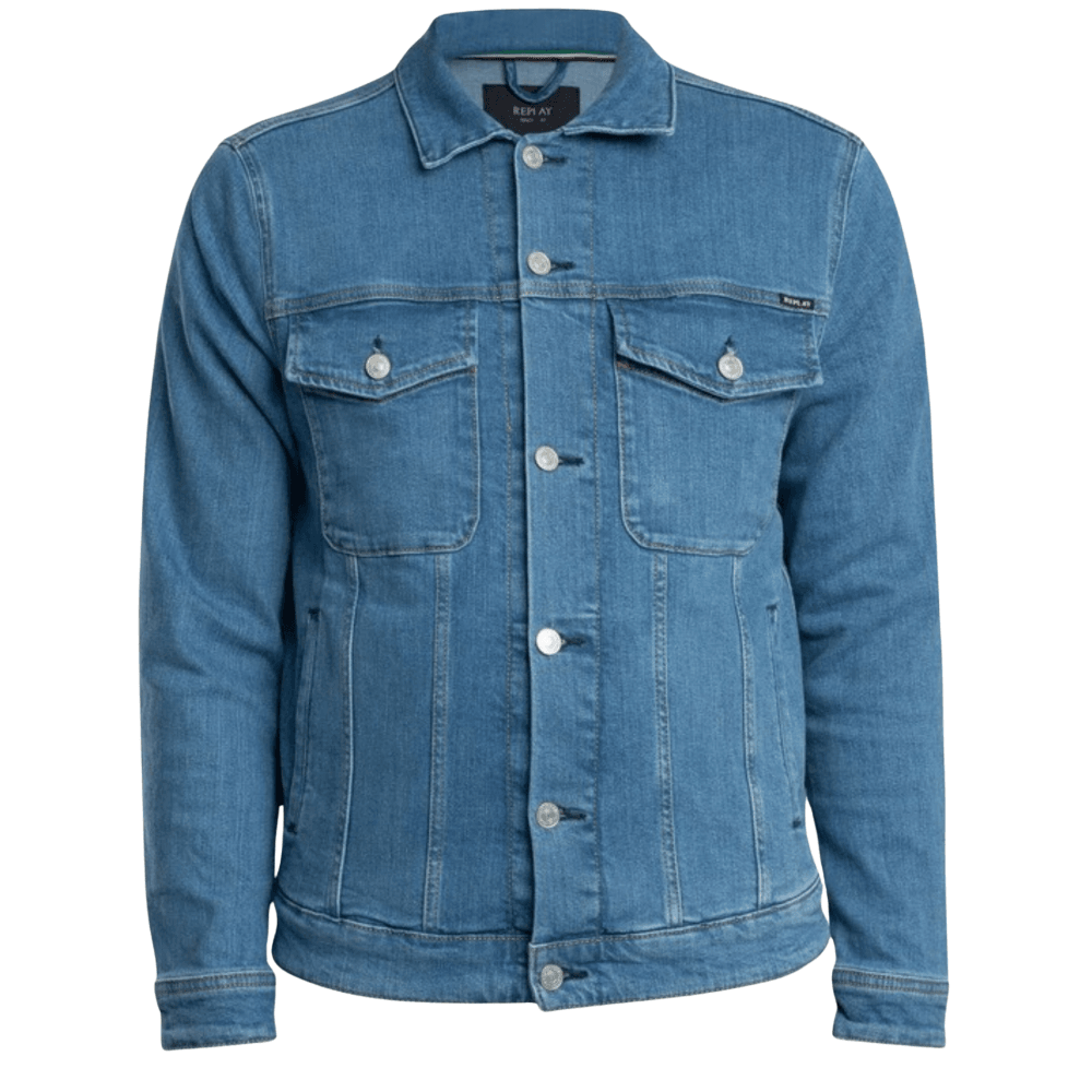 Mid Wash Blue Denim Jacket