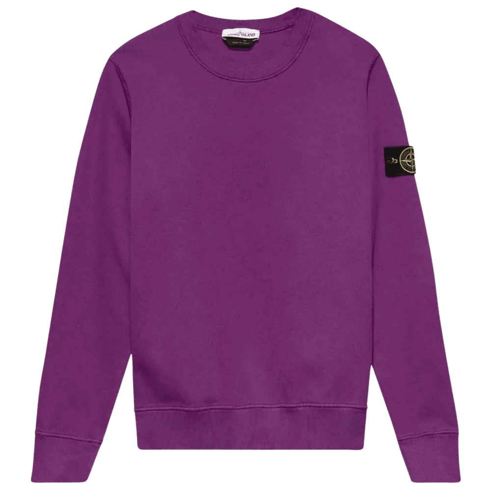 Regular Fit Magenta Purple Sweatshirt