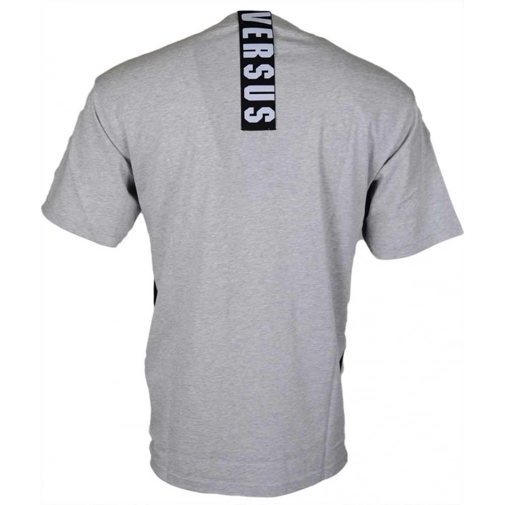 BU90497 BJ10289 Round Neck Grey/Black T-Shirt